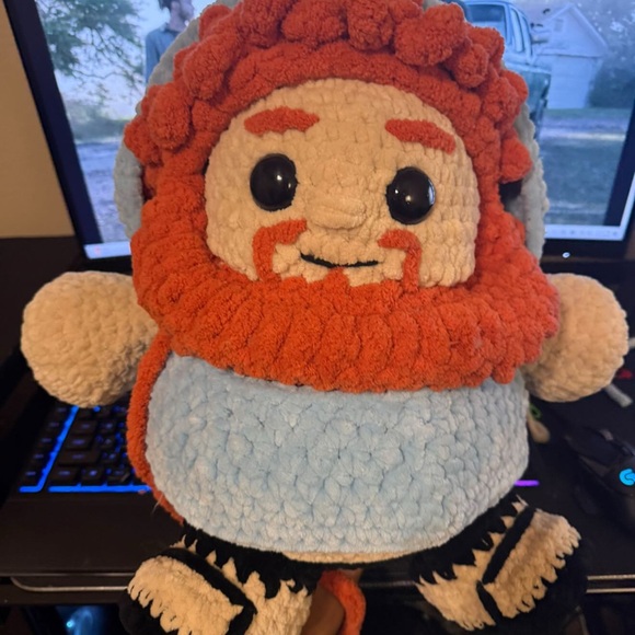 Jumbo Caseoh Crochet Plush - Picture 1 of 5